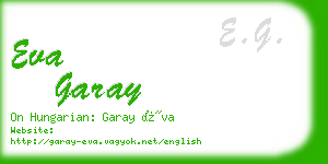 eva garay business card